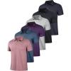 Black/Dark Grey/Purple/Light Grey/Blue/Red (Seta 6 Pack)