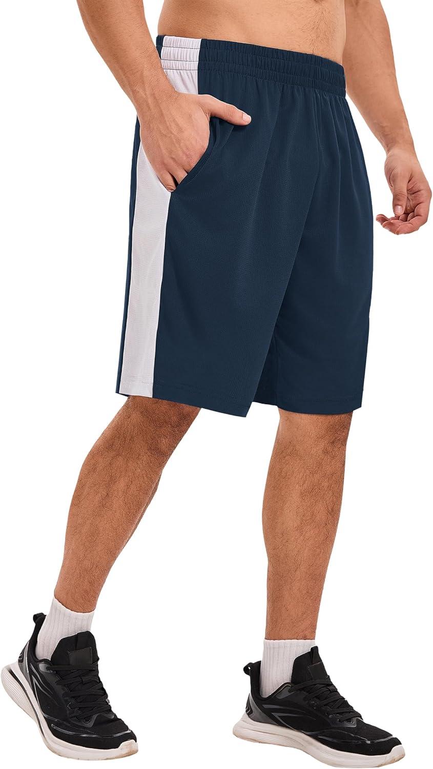 image:imageOYGSieg 6 Pack Mens Mesh Athletic Basketball Shorts Gym Shorts with Pockets Quick Dry Workout Running Shorts Casual for MenSetc