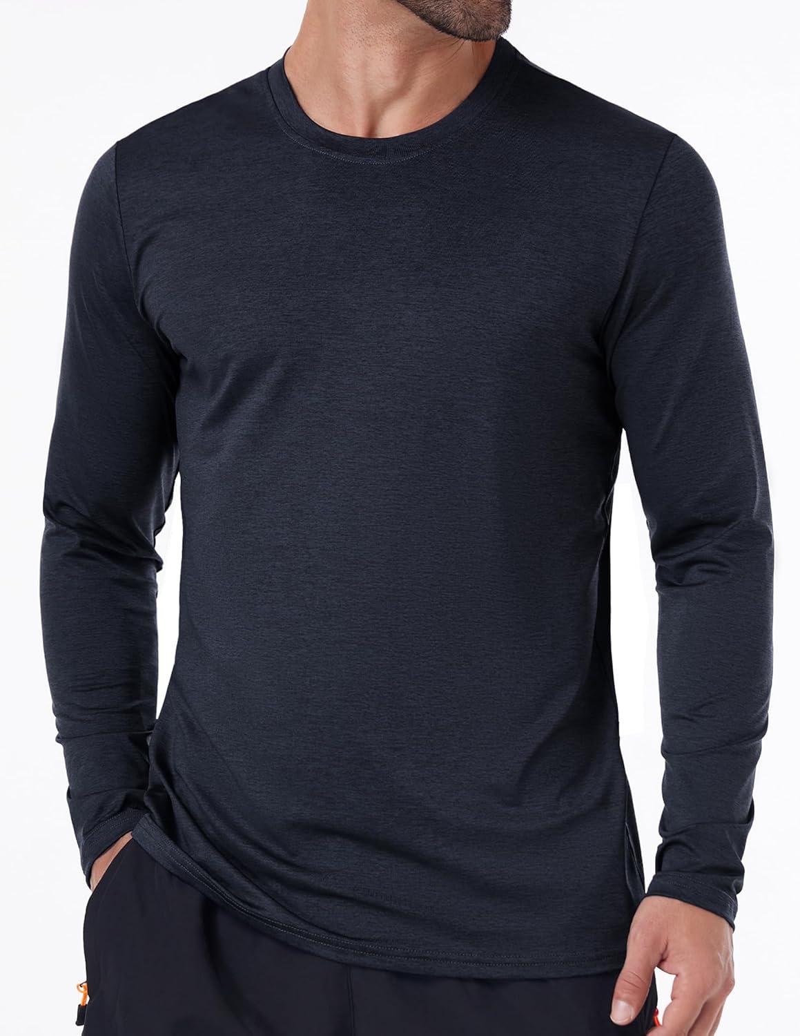 image:image67 Pack Mens Quick Dry Long Sleeve Shirts UPF 50 UV Sun Protection SPF Shirt Moisture Wicking TShirt for Casual WorkoutBlackGreenBlueLight GreyRedDark Grey6 Pack